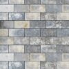 Keramikplatte 15 x 30 x 3 cm - scori grey blue 15,84 m2/Pal. - 1025 kg