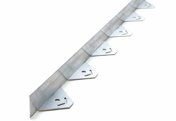 Aluschiene Randbegrenzung 120 cm x H5 cm x 4,45 cm 3 Stk./ Box - 3,6 ml/ Box – Bild 2