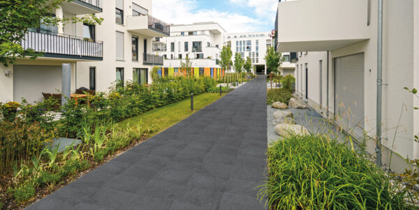 Keramikplatte 80 x 80 x 2 cm - castello antrazyt 28,8 m2/Pal. - 1.316 kg – Bild 2