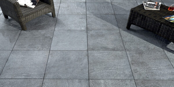 Keramikplatte 40 x 120 x 2 cm - co. gletcher grau 23,04 m2/Pal. - 1008 kg
