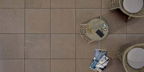 Keramikplatte 60 x 60 x 2 cm-colosseo porphyrbraun 21,60 m2/Pal. - 1.000 kg
