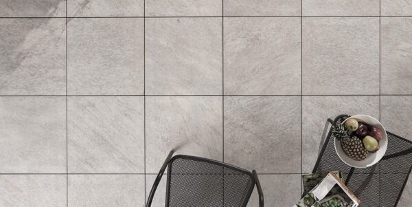 Keramikplatte 60 x 60 x 2 cm - col. quarzit white 21,60 m2/Pal. - 1.000 kg