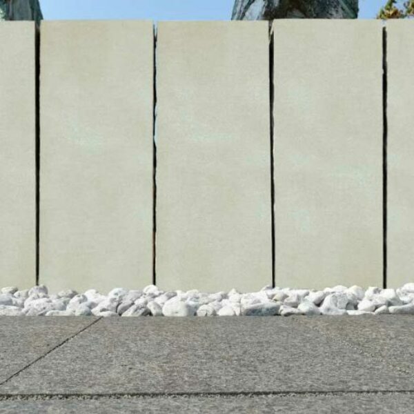 Palisadenplatten aus Keramik sintered concrete (55-60) x (240-250) x 2,6 cm - 12 Stk./Palette
