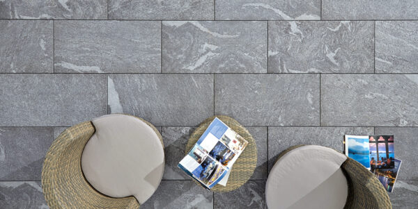 Keramikplatte 45 x 90 x 2 cm - colosseo grigioni 21,87 m2/Pal. - 1.000 kg