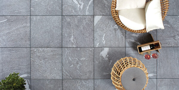 Keramikplatte 60 x 60 x 2 cm - colosseo grigioni 21,60 m2/Pal. - 1.000 kg