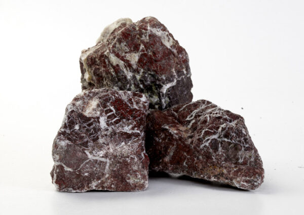 Marmorsplitt rouge royal (royal-rot-weiß) – Bild 2