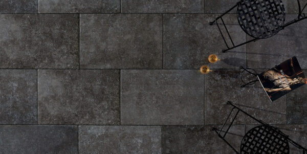 Keramikplatte 60 x 90 x 2 cm  Duomo bluestone noir 25,92 m2/Pal. - 1.170 kg