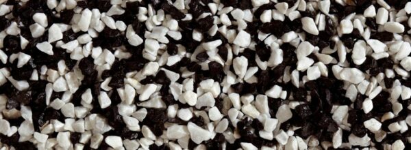Ziersplittmix panda (schwarz-weiß)