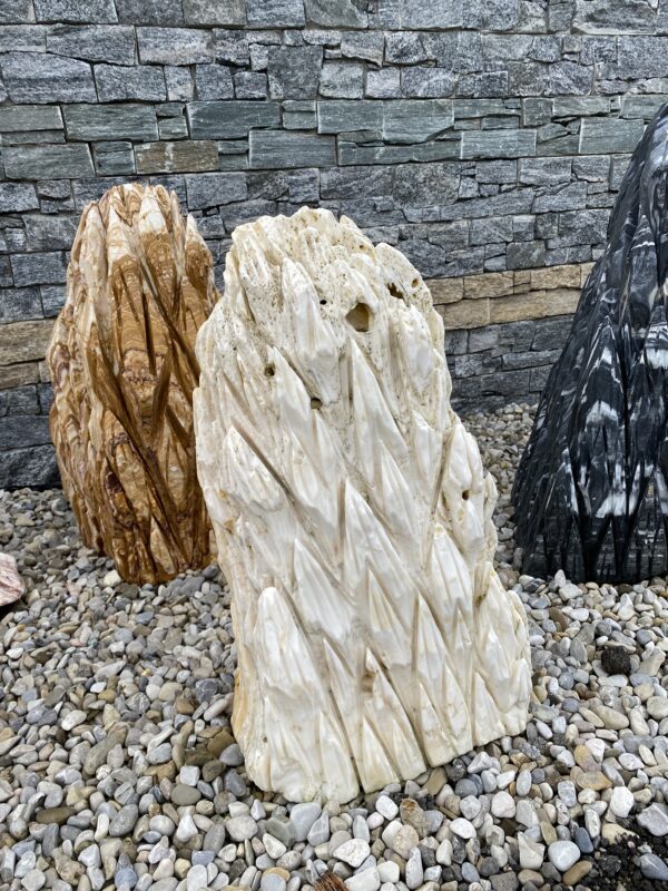 Monolithe Cappadocia poliert beige Stk. Nr. 9 Größe H 65 x B 35 x B 30