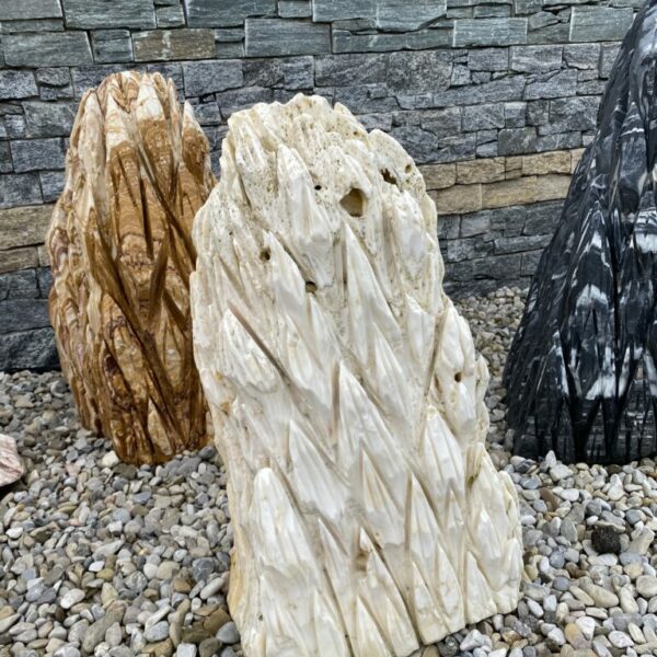 Monolithe Cappadocia poliert beige Stk. Nr. 9 Größe H 65 x B 35 x B 30