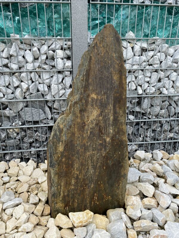 Monolith Schiste braun/schwarz Größe H 95 x B 45 x B 20