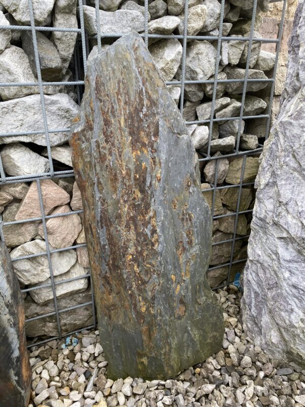 Monolith Schiste braun/schwarz Größe H 85 x B 30 x B 5-10