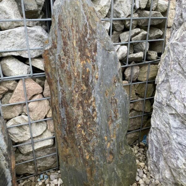 Monolith Schiste braun/schwarz Größe H 85 x B 30 x B 5-10