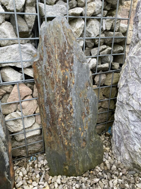 Monolith Schiste braun/schwarz Größe H 85 x B 30 x B 5-10