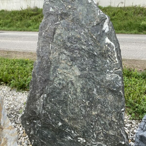 Monolith Angel Stone grün weiß geadert Größe H 120 x B 60 x B 20