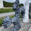 Monolith Bosphorus grau/weiß poliert Größe H 105 x B 65/25 x B 20 – Bild 2