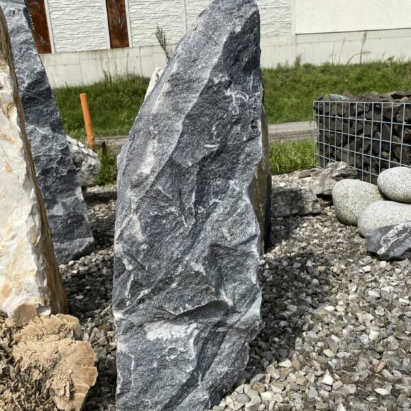 Monolith Alaska Grey grau/weiß Größe H 85 x B 25 x B 30