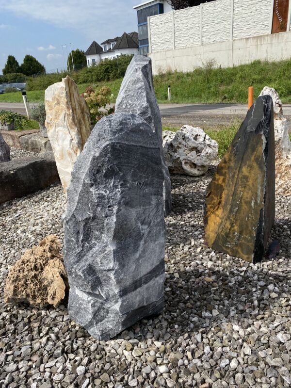 Monolith Alaska Grey grau/weiß Größe H 85 x B 25 x B 30 – Bild 2