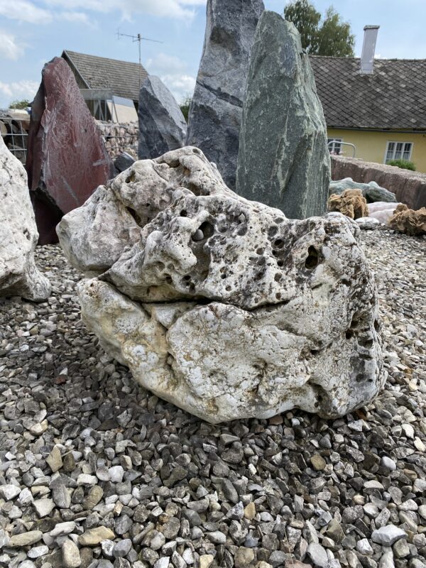 Monolith Travertino Anticato beige Größe H 50 x B 20 x B 45