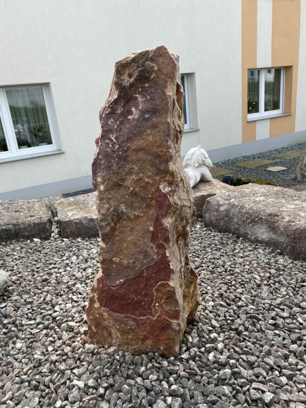 Monolith Flamingo rot/braun Größe H 80 x B 50 x B 20 – Bild 2