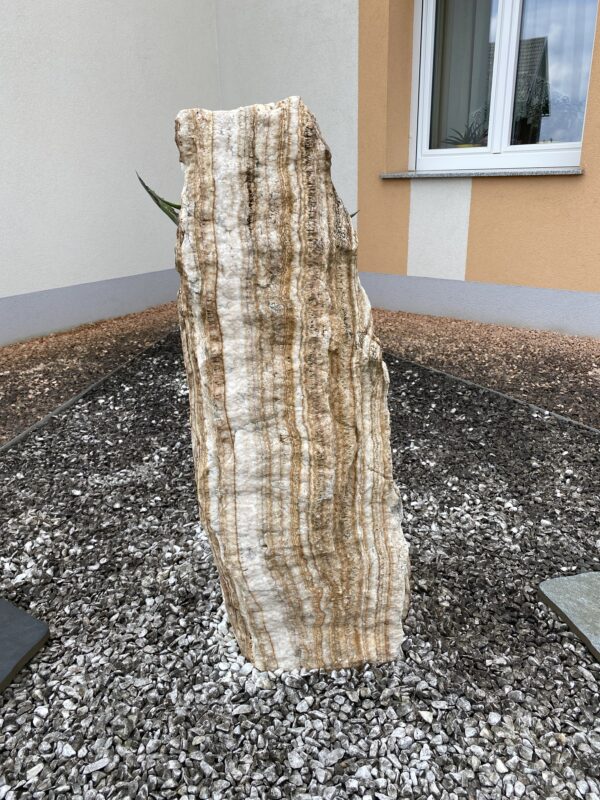 Monolith Angel Sparks weiß/gelb/braun Größe H 95 x B 35 x B 25