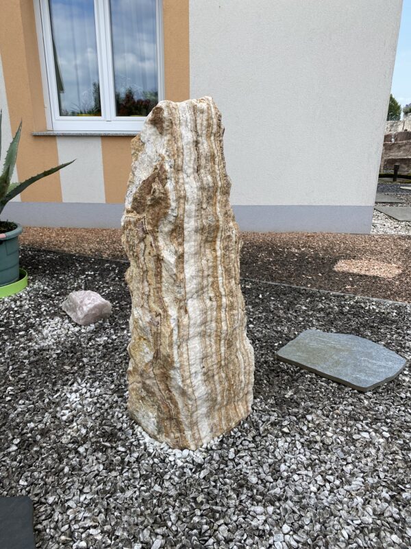 Monolith Angel Sparks weiß/gelb/braun Größe H 95 x B 35 x B 25 – Bild 2