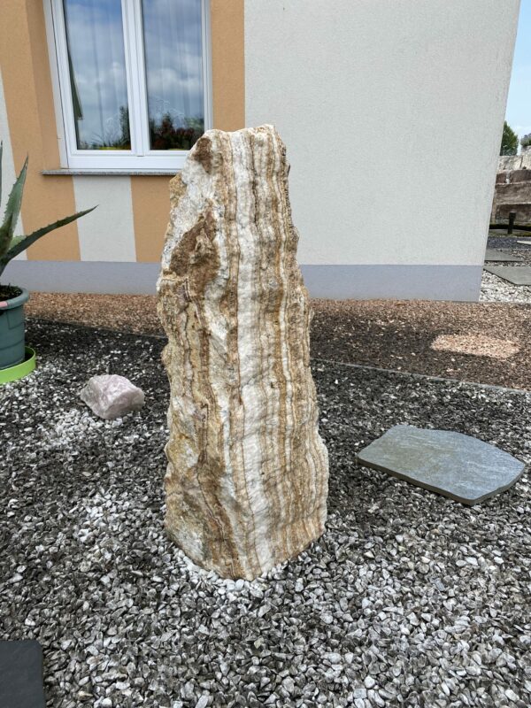 Monolith Angel Sparks weiß/gelb/braun Größe H 95 x B 35 x B 25 – Bild 2