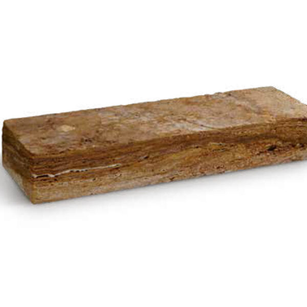 Blockstufe 100 x 35 x 15 cm - travertino giallo 8 Stk. /Pal. - 800 kg