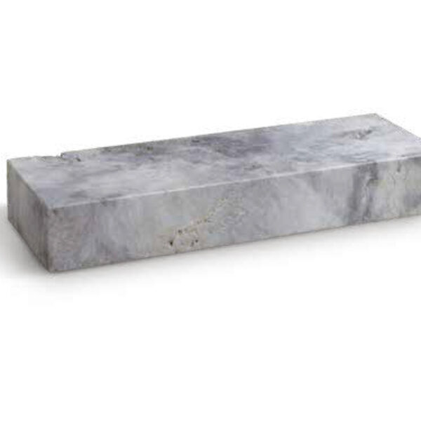 Blockstufe 100 x 35 x 15 cm - travertin silver