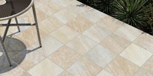 Keramikplatte 22,5x 45,4 x 2cm midlake quartzbeige 20,40 m2/Pal. - 893 kg – Bild 2