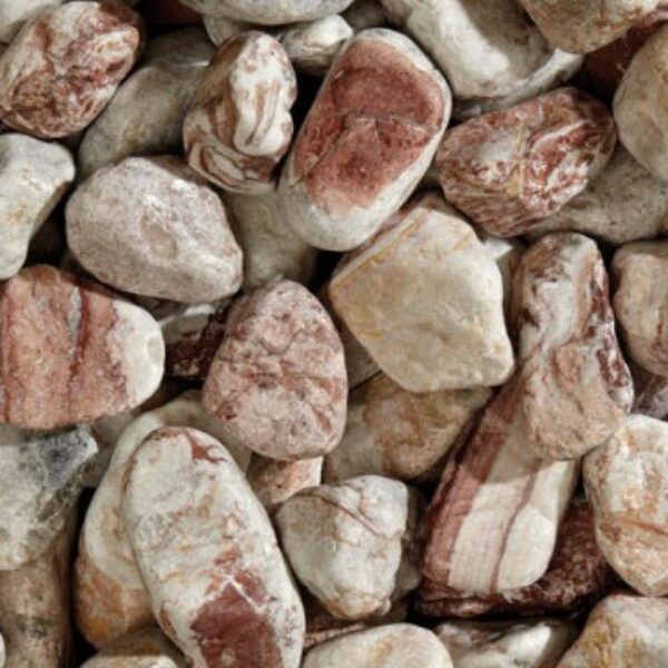 Marmorkiesel arabescato (rotbraun-beige)