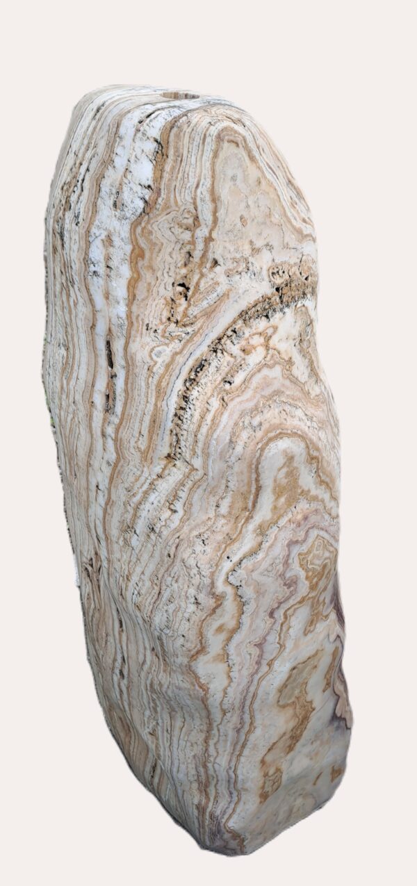 Monolith Angel Sparks poliert mit Bohrung Größe H 110 x B 34 x B 30 cm