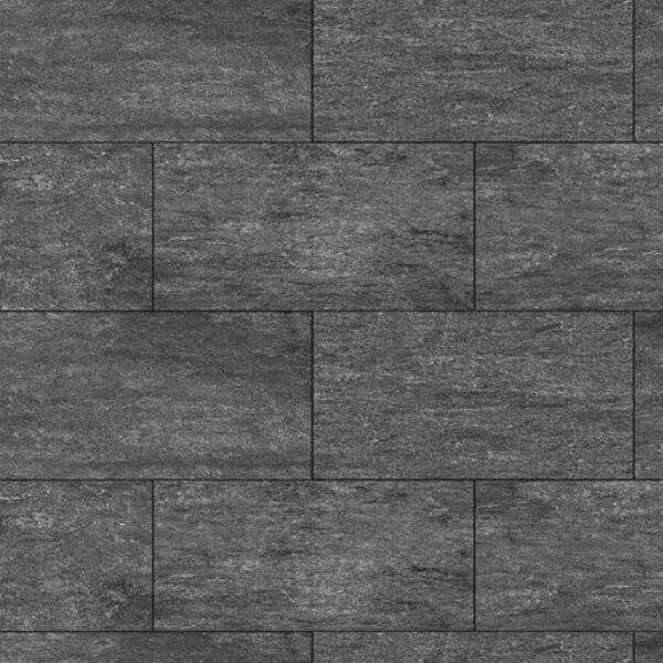 Keramikplatte 40 x 80 x 2 cm di vals antrazyt 17,28 m2/Pal. - 800 kg