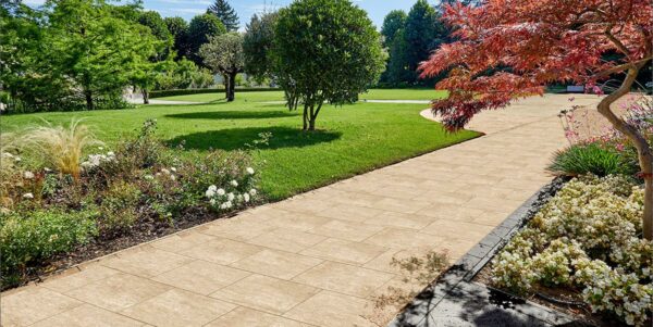 Keramikplatte 40 x 80 x 2 cm - di vals beige 17,28 m2/Pal. - 800 kg – Bild 2