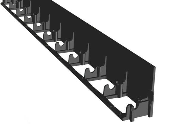 Plastic L Pro Randstreifen 100 x H8 x 8 cm 12,0 ml/ Rolle