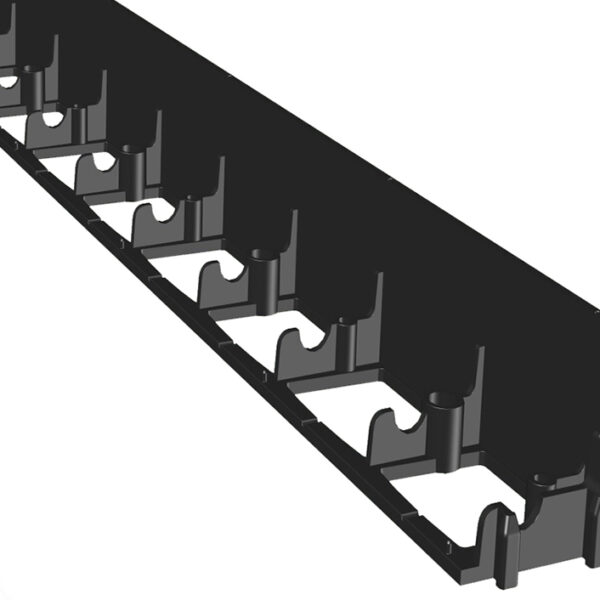 Plastic L Pro Randstreifen 100 x H8 x 8 cm 12,0 ml/ Rolle