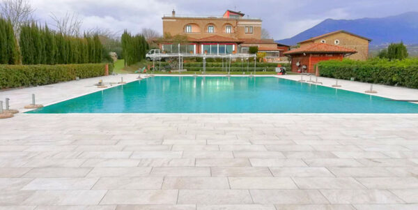 Keramikplatte 40 x 80 x 2 cm - torre bianca 17,28 m2/Pal. - 800 kg – Bild 2