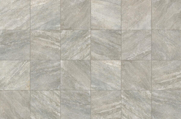 Keramikplatte 59,5 x 59,5 x 2 cm - vesuvio grigio 25,49 m2/Pal. - 1010 kg