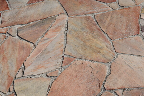 Polygonalplatte 1,5-2,5 cm quarzite brasil rosa – Bild 3