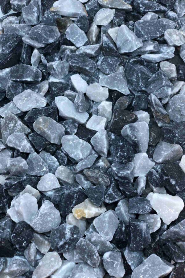 Marmorsplitt grau-blau (donaublau) – Bild 2