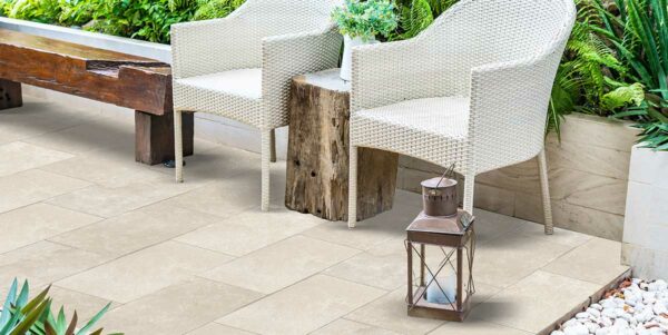 Keramikplatte 40,8 x 61,4 x 2 cm antiquus vanilla 24,06 m² / 1052 kg pro Pal. – Bild 2