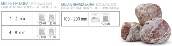 Marmorkiesel arabescato (rotbraun-beige) – Bild 2