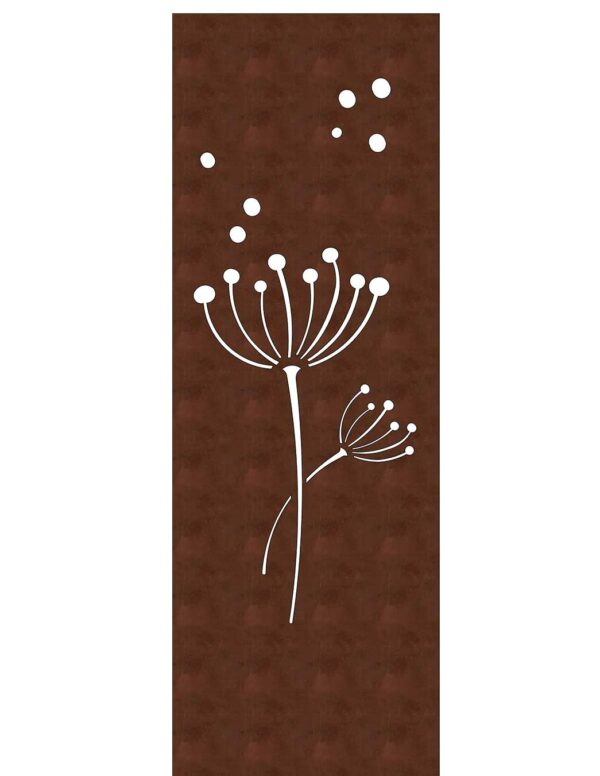 Palisadenplatten Corten 200 x 70 cm Höhe 2,5 cm - 40 Stk./Palette – Bild 2