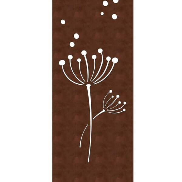 Palisadenplatten Corten 200 x 70 cm Höhe 2,5 cm - 40 Stk./Palette