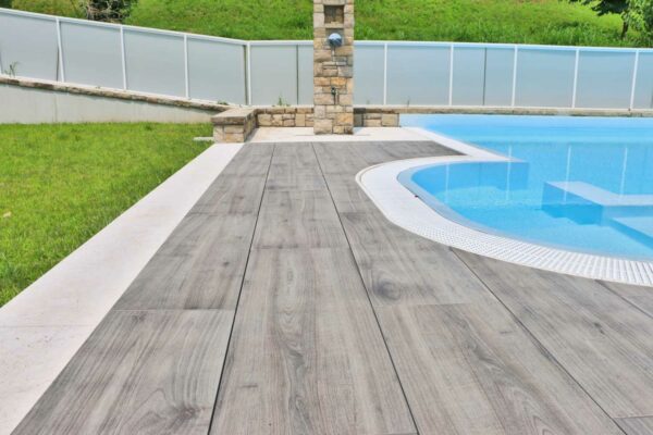 Keramikfliese 120 x 20 x 1 cm Holz grigio Abrieb R 10 - 43,20m2/Pal. - 1080 kg – Bild 2