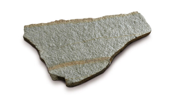 Bodenplatte Luserna Gneis B 20 cm, freie Längen Stärke 2-4cm, bruchrauhe Oberfl., Kanten gesägt – Bild 2