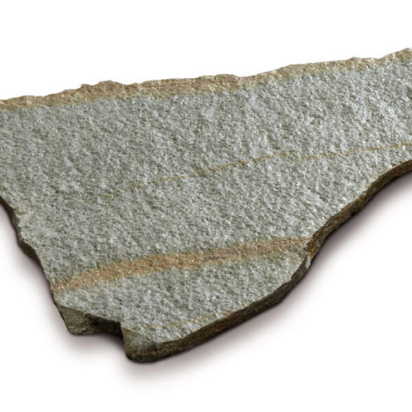 Bodenplatte Luserna Gneis B 50 cm, freie Längen Stärke 2,5-4cm, bruchrauhe Oberfl., Kanten gesägt