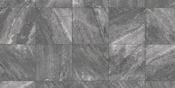 Keramikplatte 80 x 80 x 2 cm - quarzo nero 30,72 m2/Pal. - 1344 kg