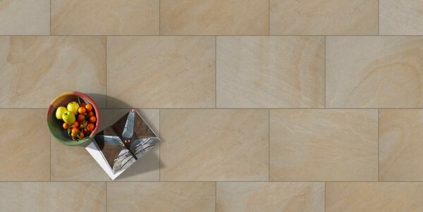 Keramikplatte 60 x 90 x 2 cm tempio buff 25,92 m2/Pal. - 1.170 kg – Bild 2
