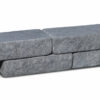 Mauerstein 25 x 8 x 8 cm vulcano anticato – Bild 2